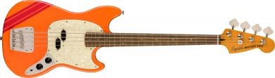 SQUIER FSR CLASSIC VIBE '60S COMPETITION MUSTANG® BASS, Capri Orange w/Red Racing Stripes