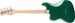 SQUIER PARANORMAL RASCAL™ BASS HH, Sherwood Green Oulu