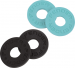 FENDER STRAP BLOCKS (4 PACK), BLACK/DAPHNE BLUE