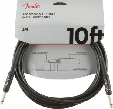 FENDER Professional Series Instrument Cables, 10ft, Oulu
