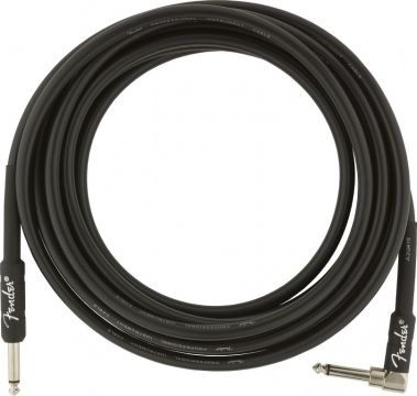 FENDER Professional Series Instrument Cable, 15ft, Straight-Angle Oulu