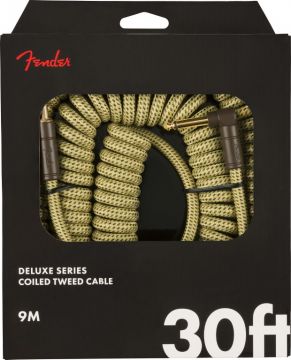 FENDER Deluxe Coil Cable, 30', Tweed Oulu