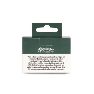 MARTIN BONE BRIDGE PINS FAUX TORTOISE INLAY 