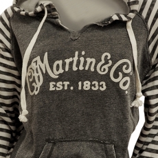 Martin Women’s Vintage Striped Sleeve Hoodie