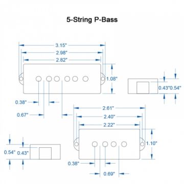 LOLLAR PRECISION BASS 5-STRING SPLIT COIL