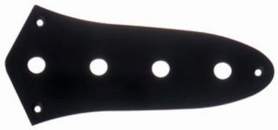 Black Control Plate for Jazz Bass