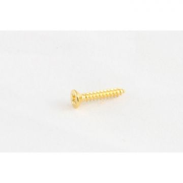 Short Humbucking Ring Screws, Gold (Pack of 8)