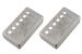 49.2mm Humbucking Pickup Cover Set, Antique Nickel