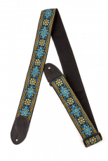 GRETSCH "G BRAND" SERIES STRAP, BLUE/ORANGE