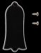 GIBSON TRUSS ROD COVER, BLANK (BLACK) Oulu