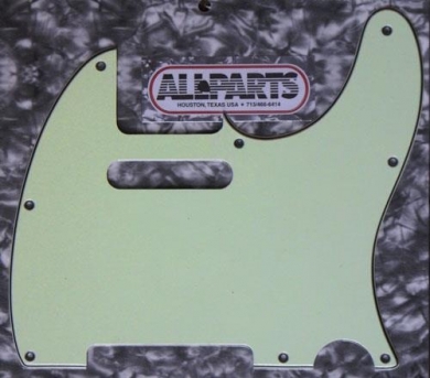 Mint Green 3-Ply Pickguard for Telecaster