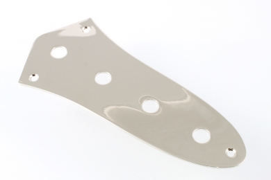 Nickel Control Plate for Jazz Bass