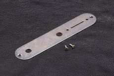 Aged Chrome Control Plate for Telecaster