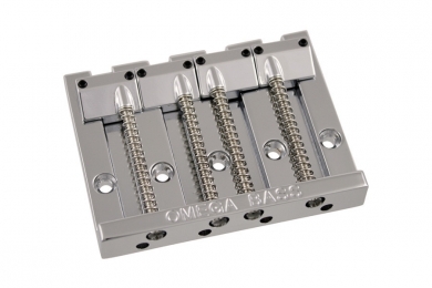 4-String Omega Bass Bridge, Chrome