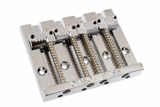 4-String Grooved Omega Bass Bridge, Chrome Oulu