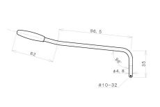 Gotoh Aged Finish US 10-32 Tremolo Arm Oulu