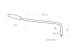 Strat Tremolo Arm Chrome US 10-32Chrome US 10-32 Tremolo Arm