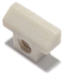 Old Style White Nylon Bridge Saddle (set of 6)