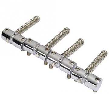 Nickel Bass Bridge Saddles (set of 4)