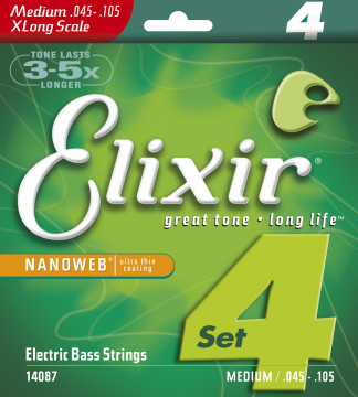 Elixir 45-105 Light/Medium Extra Long Scale
