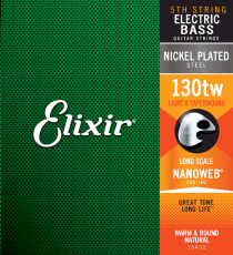 Elixir Light B 5th .130tw Long Scale