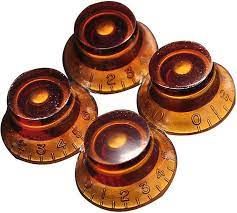 GIBSON Top Hat Knobs (Vintage Amber)(4 kpl) Oulu