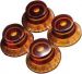 GIBSON Top Hat Knobs (Vintage Amber)(4 pcs.)