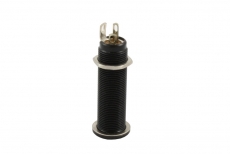 Switchcraft Black Stereo Long Threaded Jack