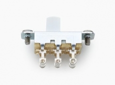 Switchcraft White On-On Slide Switch