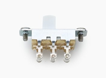 Switchcraft White On-On Slide Switch