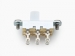 Switchcraft White On-On Slide Switch