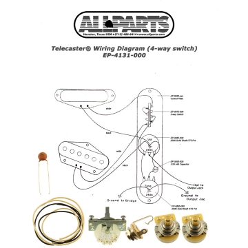 Wiring Kit for Telecaster® 4-Way Switch