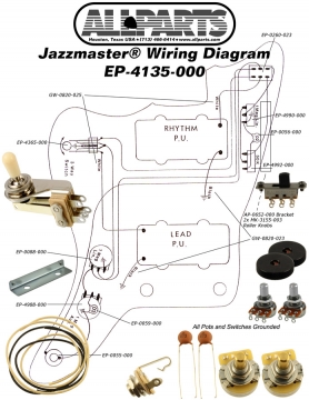 Wiring Kit for Jazzmaster
