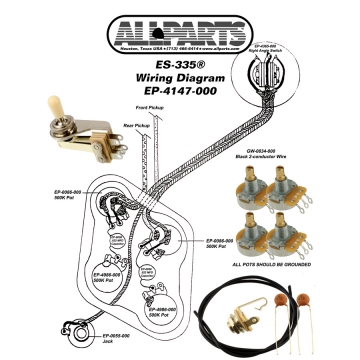 Wiring Kit for Gibson® ES-335
