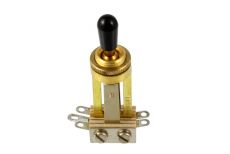 Switchcraft Straight Toggle Switch Gold