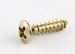 Nickel Gibson Size Pickguard Screw