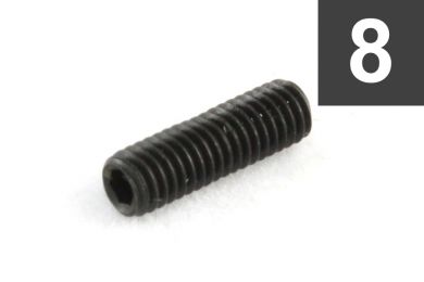 Pack of 8 M3x10 Bass Bridge Height Screws