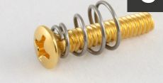 Gold Countersunk Pickup Mounting Screw for Strat