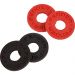 FENDER STRAP BLOCKS (4 PACK), BLACK/RED Oulu