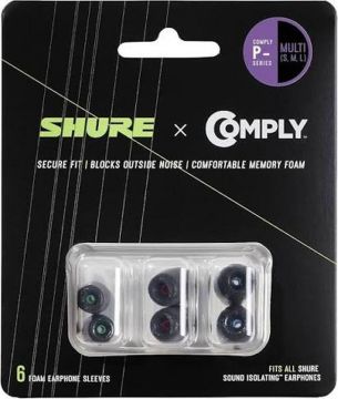 SHURE EACYPF-6KIT COMPLY BLACK FOAM SLEEVES Oulu