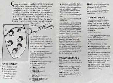 RICKENBACKER LIMITED EDITION 370/12 ROGER MCGUINN 1988