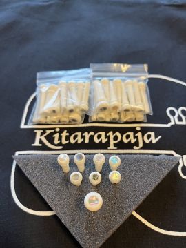 JOHN PEARSE BONE ABALONE BRIDGE PINS 