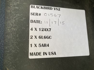 FARGEN BLACKBIRD VS2 2015