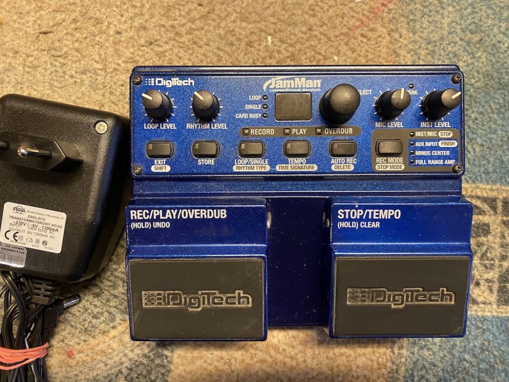 DIGITECH JAMMAN LOOPER/PHRASE SAMPLER Kitarapaja
