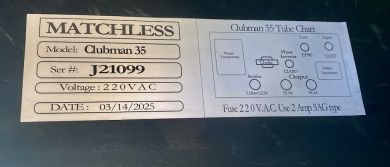 MATCHLESS CLUBMAN 35 COMBO 2025