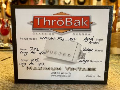 THROBAK SLE-101 PLUS MXV SET, AGED NICKEL