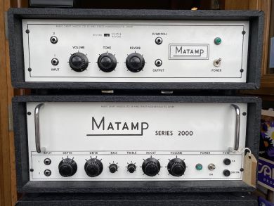 MATAMP SERIES 2000 HEAD, TUBE REVERB & 2X12 CABINET
