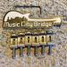 MUSIC CITY BRIDGE GROOVE MASTER SADDLES FOR STRAT, Aged