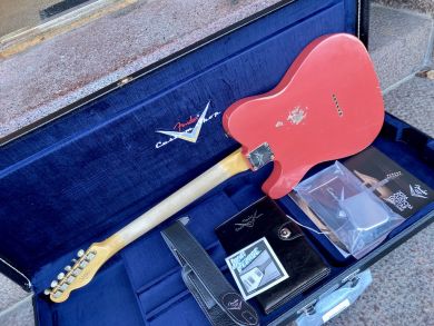FENDER CUSTOM SHOP 1963 TELECASTER, JOURNEYMAN RELIC, Aged Fiesta Red