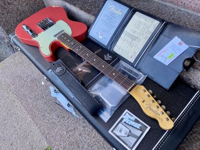 FENDER CUSTOM SHOP 1963 TELECASTER, JOURNEYMAN RELIC, Aged Fiesta Red